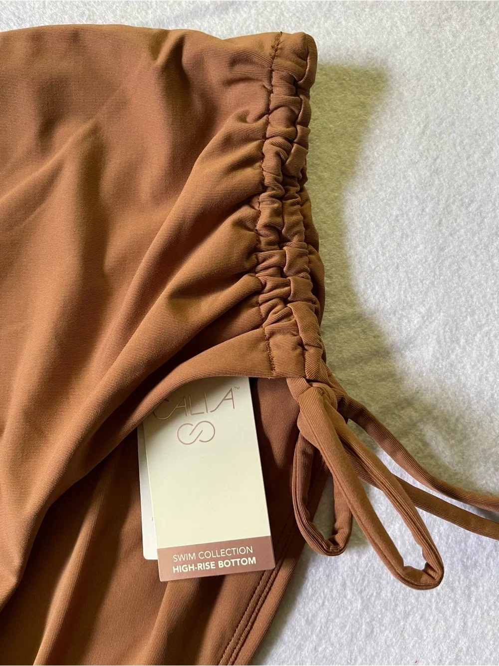 NWT’S CALIA by Carrie Underwood Rust Brown Bikini Bottoms with Side Ties